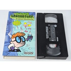 Dexters Laboratory Greatest Adventures  VHS Tape Slipsleeve 2001 Cartoon Network